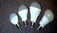 2W 5W 7W LED Light Bulb Comparison and Review