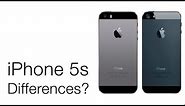 iPhone 5s Versus iPhone 5: External Design Differences