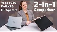 Yoga c940 vs Dell XPS vs Hp Spectre | 13" 2-in-1 Comparison