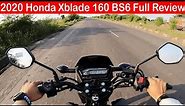 2020 Honda X Blade 160cc BS6 Full Review l Top Speed l Pillion Comfort 🔥