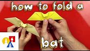 How To Fold An Origami Bat
