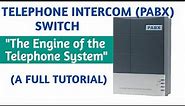 Telephone intercom system - PABX switching system