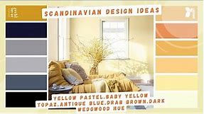 SCANDINAVIAN PASTEL YELLOW | BABY YELLOW BEDROOM DESIGN IDEAS | CUTE TEEN BEDROOM DESIGN IDEAS