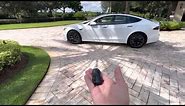 2021 Tesla Model S Key Fob and Card User Overview