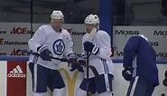 Tomas Plekanec takes Leafs practice