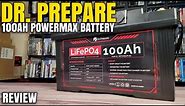 A Battery + Power Station Combo! | Dr. Prepare 100Ah LiFePo4 Battery Review