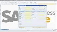 SAP Business One 8.8 User Interface Overview