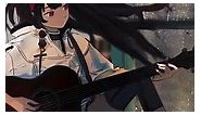 Guitar Girl anime wallpapers iphone