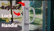 How To Replace Sliding Door Lock & Handle Easy Simple Latch