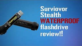 Corsair Survivor Stealth Flashdrive Test & Review!