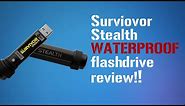 Corsair Survivor Stealth Flashdrive Test & Review!