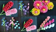 4 Types of Paper Flowers - How To Make Paper Flowers - Paper Craft