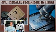 How to Reball CPU with Easy Method | iPhone X CPU Reball | Learn iPhone Repair