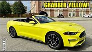2021 Ford Mustang Ecoboost Premium Convertible: An Excellent Summertime Ride *GRABBER YELLOW*