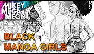How To Draw BLACK GIRLS - AFRICAN CARIBBEAN - IN ANIME MANGA