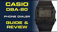 Casio Phone Dialer Data Bank Watch DBA-80 Guide & Review