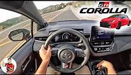 The 2023 Toyota GR Corolla Core is a Grin Machine (POV Drive Review)