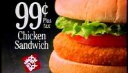 Jack In The Box 99¢ Chicken Sandwich Commercial (1991)