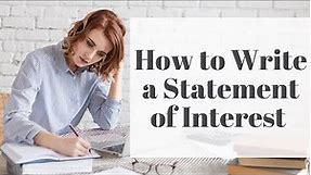 How to Write a Letter of Interest for Jobs and Internships