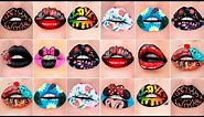 Top 40 Amazing Lip Art | Lipstick Tutorial Compilation by vladamua