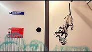 Banksy sprays coronavirus-inspired artwork on to London tube