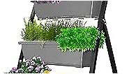 Outland Living 4-Ft Raised Garden Bed - Vertical Garden Freestanding Elevated Planters 4 Container Boxes - Good for Patio Balcony Indoor Outdoor - Perfect to Grow Vegetables Herbs Flowers