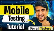 What is Mobile Testing? | Types of Mobile Testing | Mobile Testing Tutorial 1