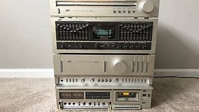 JVC Home Stereo Audio Vintage System - T-X5 Tuner, SEA-80 Equalizer, A-X9 Amplifier and KD-A8 Deck