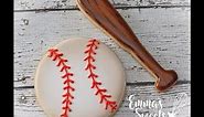 Baseball Cookies - Bat and Ball - by Emma's Sweets