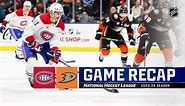 Canadiens @ Ducks 11/22 | NHL Highlights 2023