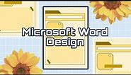 [1] MS Word Design using Shapes (FREE TEMPLATE) | Microsoft Word Design Ideas | Charlz Arts