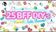 25 BFF -cute charm- DIY’s! - BIG Polymer Clay Compilation!