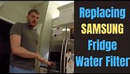 Replacing Water Filter on Samsung Refrigerator
