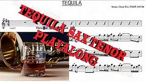 TEQUILA Partitura (Sheet Music) Sax Tenor Bb - Playalong