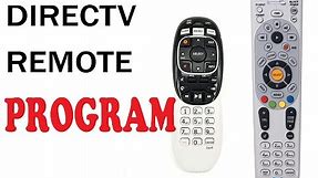 How to program Directv remote RC73&65