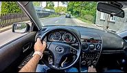 2006 Mazda 6 [2.0 MZR-CD 121HP] |0-100| POV Test Drive #1220 Joe Black