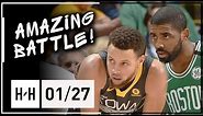 Stephen Curry vs Kyrie Irving AMAZING Duel Highlights (2018.01.27) Celtics vs Warriors - MUST WATCH
