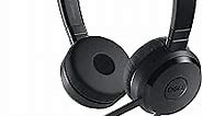 Dell 74J6M Pro Stereo USB Headset, UC350, black