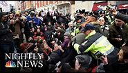 Violent Anti-Trump Protests Try To Steal Spotlight On Inauguration Day | NBC Nightly News