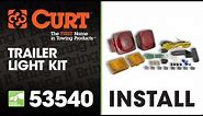 How To Rewire a Trailer with Universal Trailer Light Kit Using CURT 53540