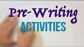 Prewriting Activities