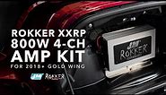 J&M Rokker XXRP 800W 4-CH Amp Kit for 2018+ Gold Wing | WingStuff.com