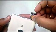 How to Insert SIM card into Nokia Lumia 925
