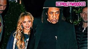 Jay-Z & Beyonce Crack Up Laughing At A Paparazzi Joke While Leaving Dinner Together At Giorgio Baldi