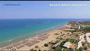 Aerial video Banana beach Vassilikos Zakynthos - JustGreece.com