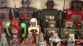 Vintage Tin Robot Toys from Kitahara museum