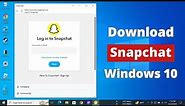 How to Download & Install Snapchat in PC or Laptop