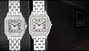 Cartier Panthere 18k White Gold Diamonds Ladies Watches | SwissWatchExpo