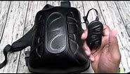 Trakk Shell Waterproof Backpack With Bluetooth Speaker LED Lights And Power Bank