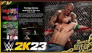 WWE 2K23 Showcase The Viper Strikes Randy Orton vs John Cena (100% Completion)